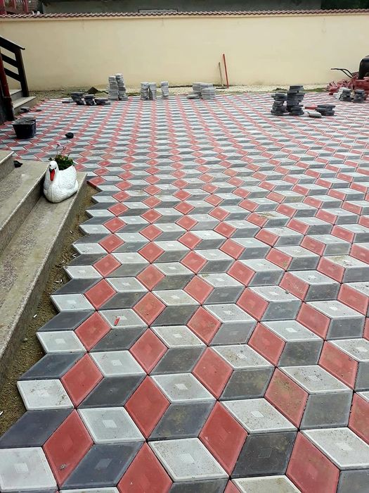 Pavaje si pavele vibrocompresate din beton aditivat Model Piscot T