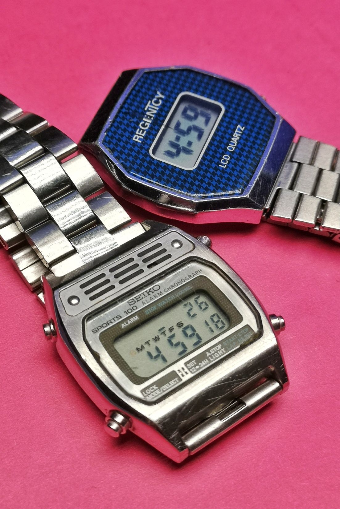 Ceas colectie digital vintage SEIKO  A639-5010 SPORTS 100