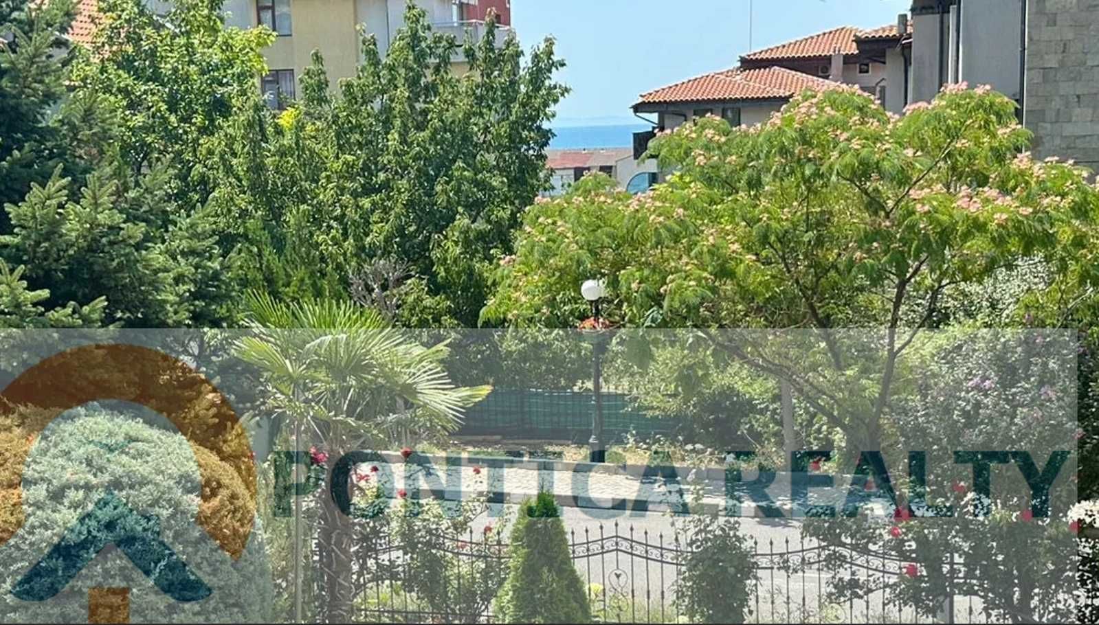 Двустаен с гледка море в Свети Влас близо до Яхтеното пристанище