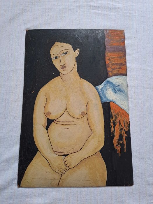 tablou pictura reproducere Modigliani 56/38 cm