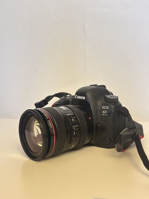 Фотоапрат Canon 6d mark ii + 24-106 + 50mm + 2-ра батерия + филтър ND