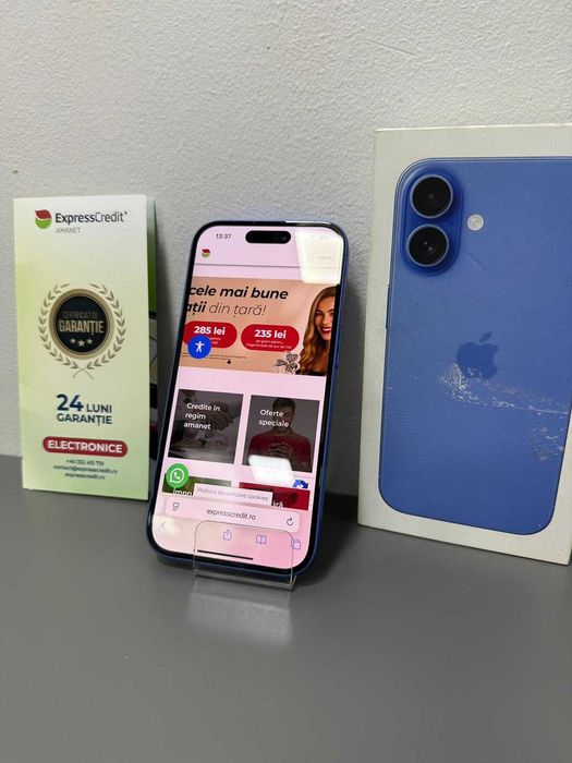 [AG46] iPhone 16 128 gb 100% baterie B.3978