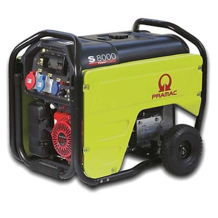 Generator trifazat benzina 6.6kW PRAMAC S8000T + CONN + AVR