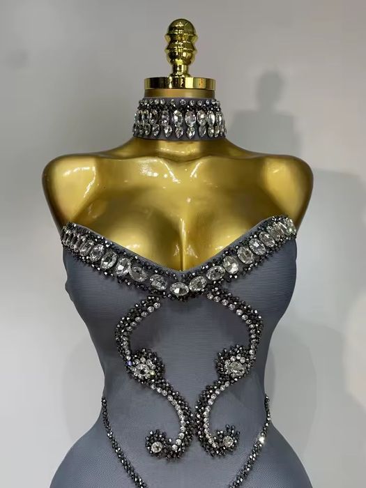 Rochie  bandage cu pietre