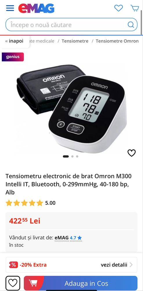 Aparat de tensiune nou