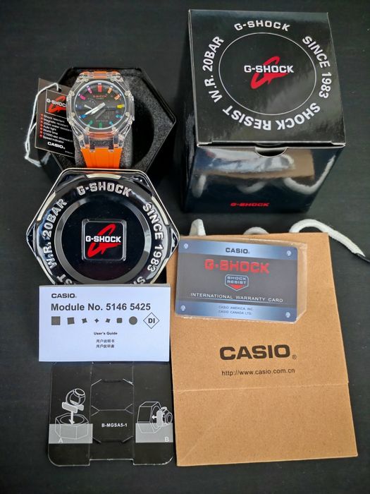 Casio G shock 10 бр за 370 лв, нови Касио часовници с кутии