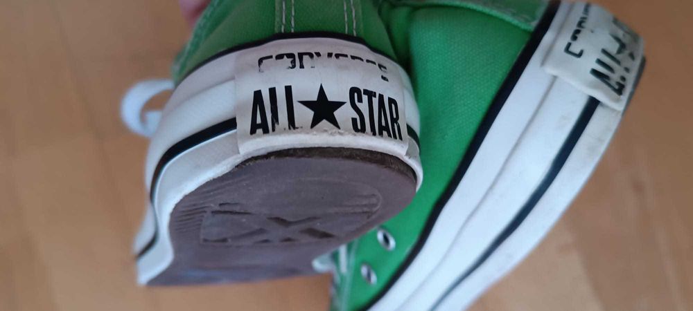 Tenesi Converse All Star verzi