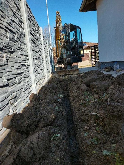 MINI EXCAVATOR Picon,Foreza,Cupa nivelat cu inclinatie