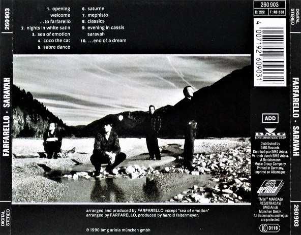 CD Farfarello (Mani Neumann from Transsylvania Phoenix) - Saravah 1990