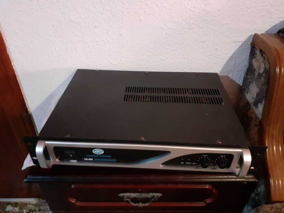 Amplificator Acoustic Control  PA-400 si stereo mixer SM-500