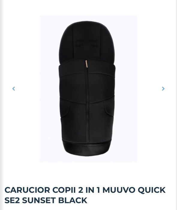 Vand carucior copii 2 in 1 Muuvo Quick SE2 SUNSET BLACK