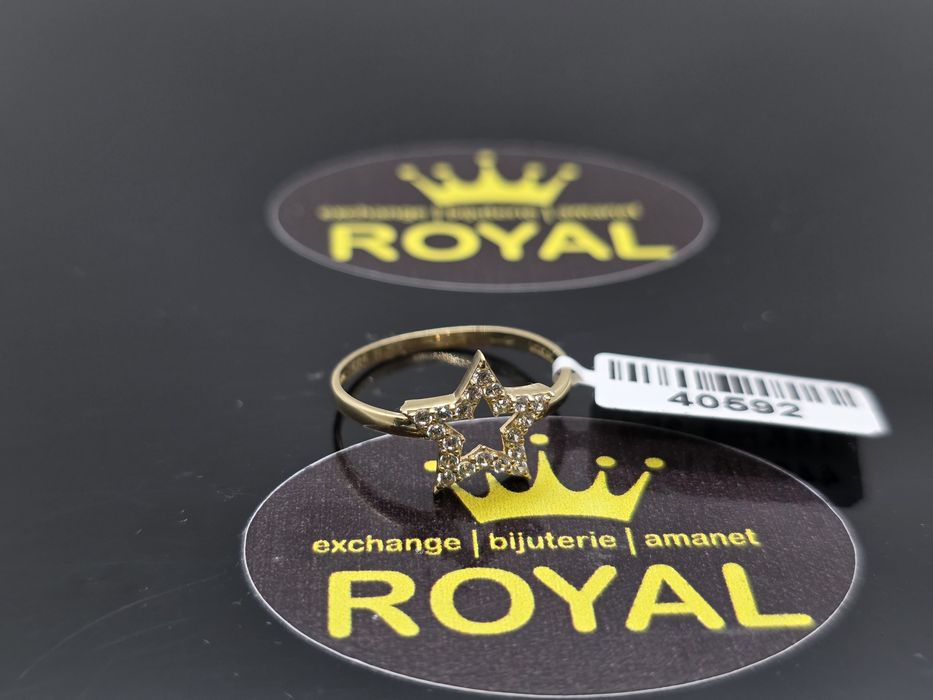 Bijuteria Royal: Inel aur 14k/1.25 gr
