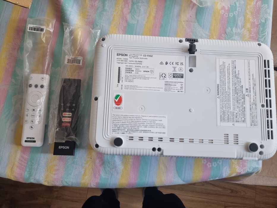 Videoproiector EPSON CO-FH02 FULL HD 1920×1080 3000 lumeni alb