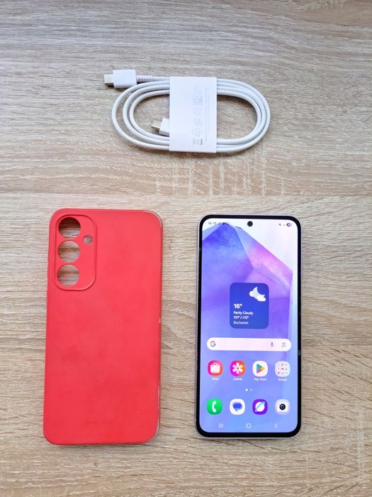 Samsung A55 NOU! 8/128GB Memorie Folie pe ecran!