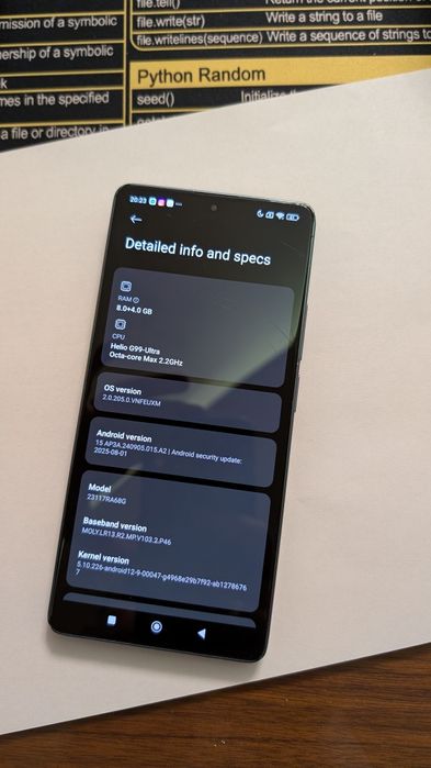 Xiaomi redmi note 13 pro 8/256