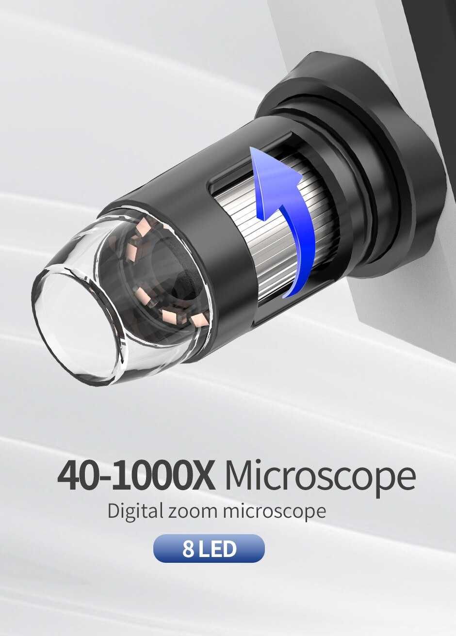 Microscop video cu LCD x1000