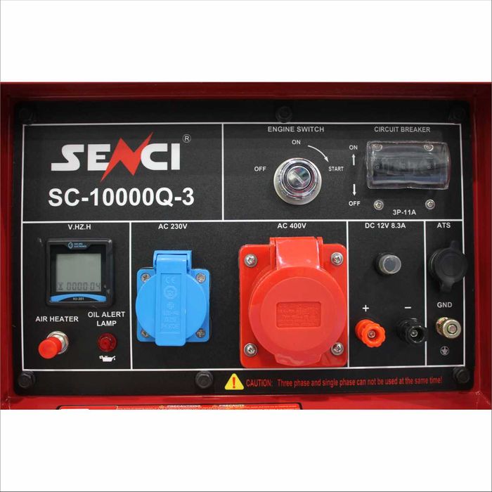 Generator insonorizat SENCI SC10000Q-3, 8kW 400V cu ATS & AVR Diesel