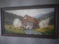 Tablou pictura panza carton