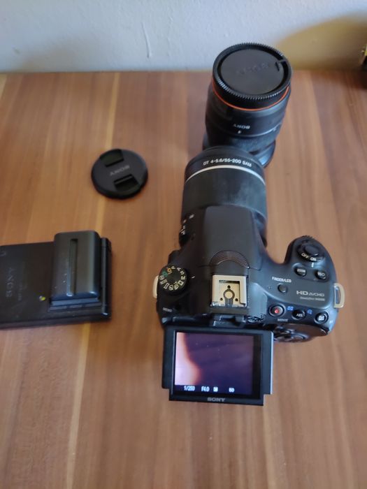 Camera Sony.obiective sony.geanta foto
