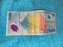 Bancnotă eclipsă 2000 lei