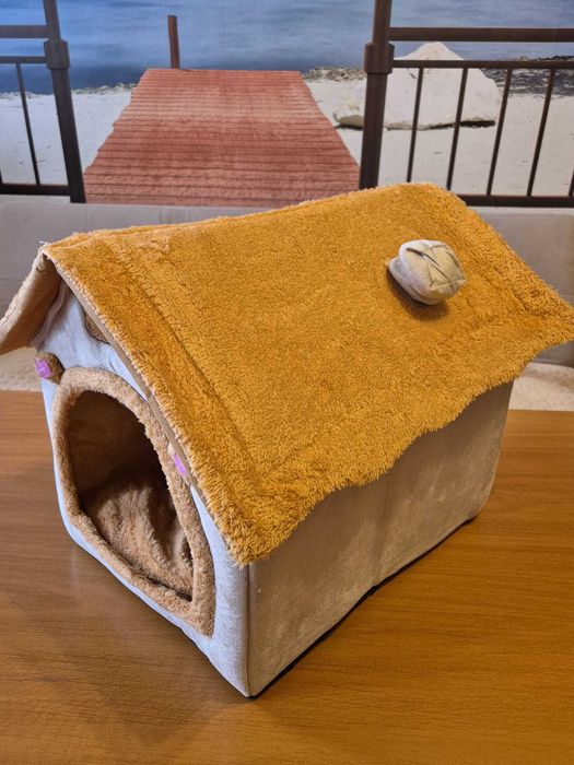 Casuta Cloud Comfort Culcus animale / pat Caini si pisici Large NOUA