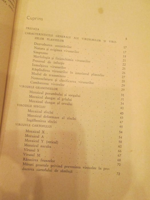 1967 volum Virozele plantelor agricole si combatere