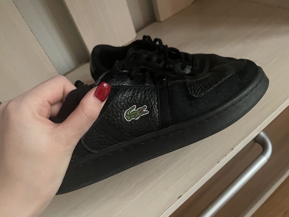 Кеды кожa LACOSTE 36р