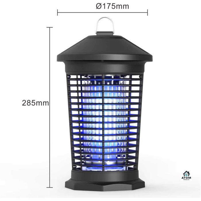 Lampa anti-tantari cu senzor lumina, anti molii, anti insecte,