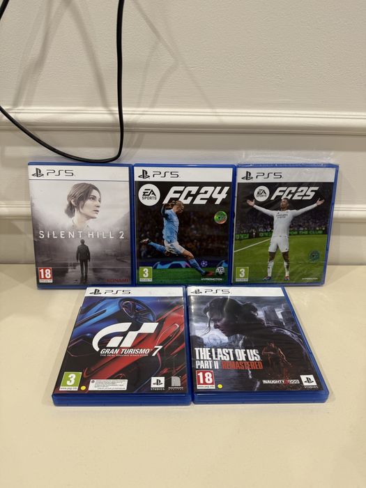 Новые игровые диски для PS5. Каждый по 10.000 тг