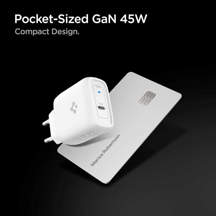 Incarcator SAMSUNG Spigen ArcStation Pro GaN, 45W, Cablu USB-C inclus