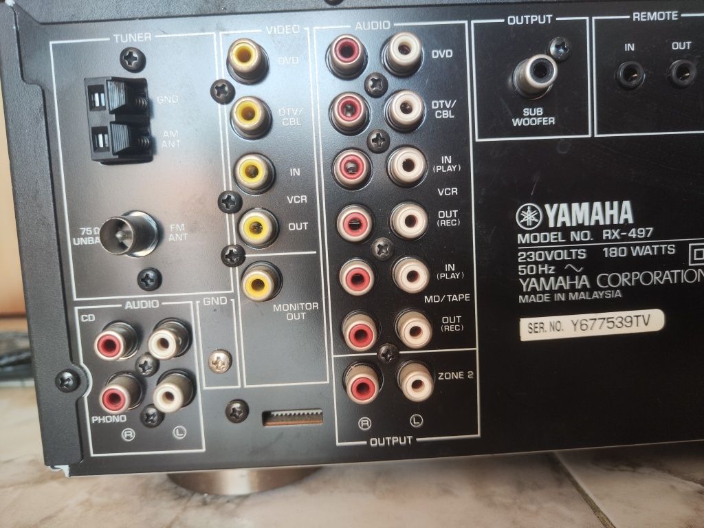 Receiver Yamaha RX-497 + Тонколони Quadral AC 3100