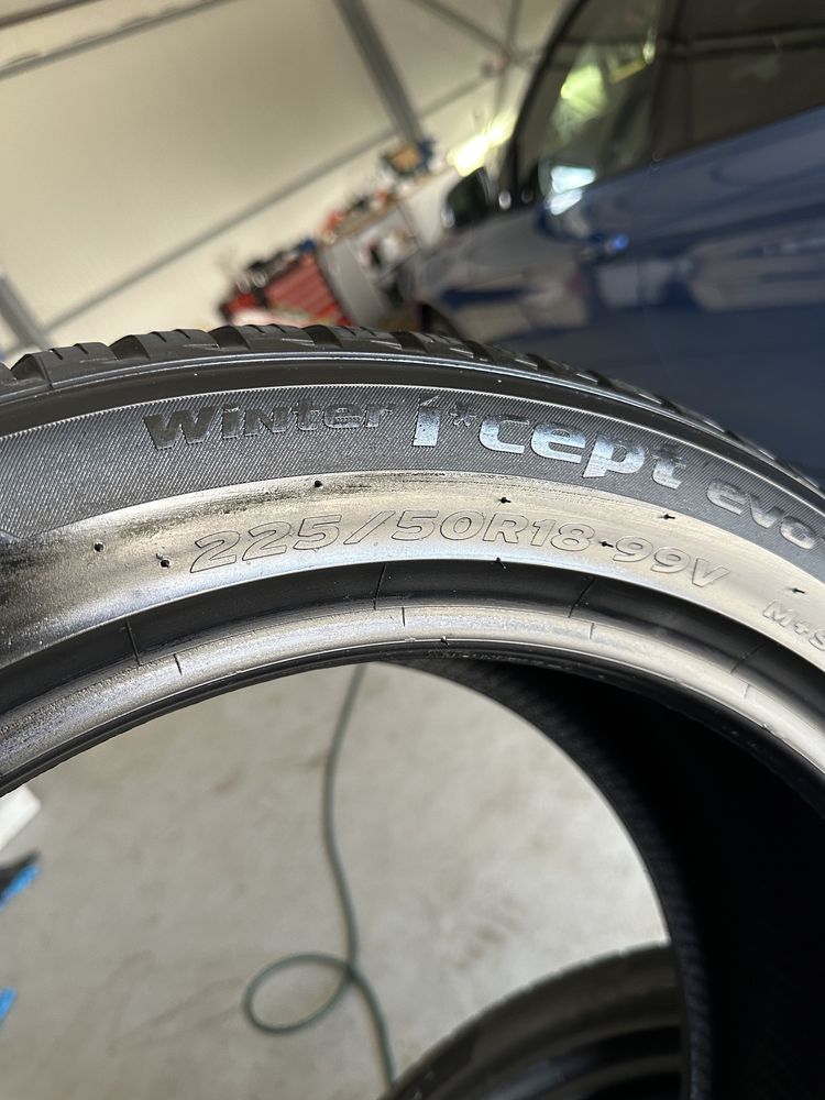 4 anvelope hankook iarna ca noi dot 2024 225 50 18 cu 255 45 18