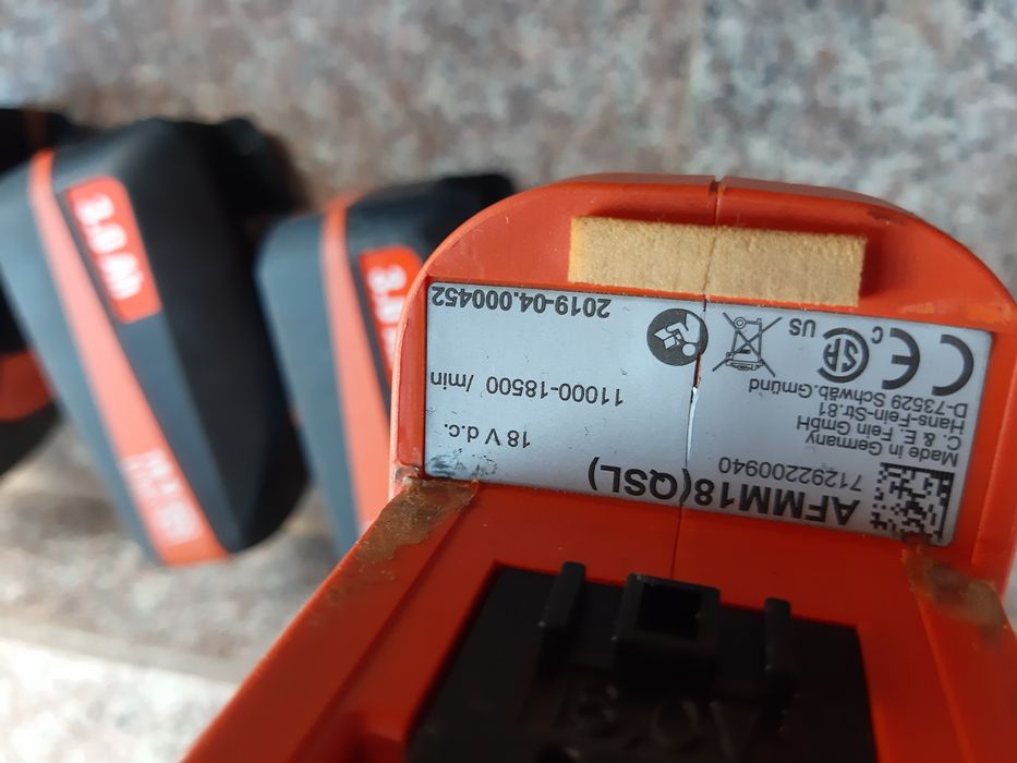 Fein multicutter pe acumulatori