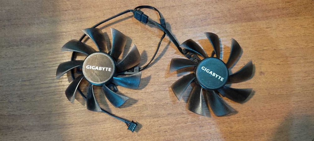 Кулера с подшипниками Gigabyte Nvidia 2060/1660/1650/1060/1070 8,5 см