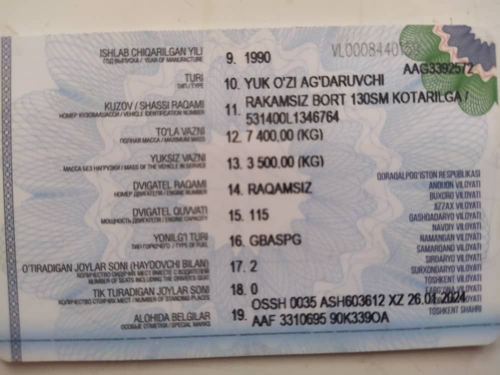 Gaz 3507 ishga soz