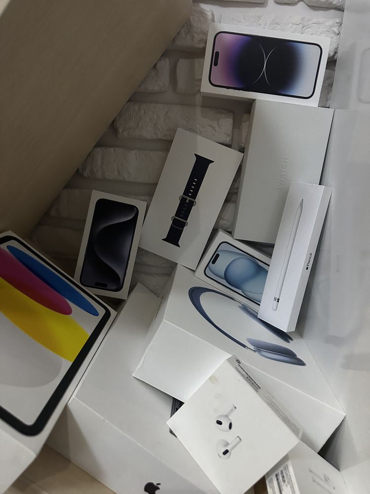 Коробки, упаковки от Apple