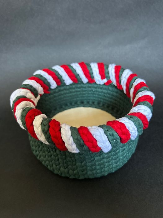 Коледен панер - ръчна изработка