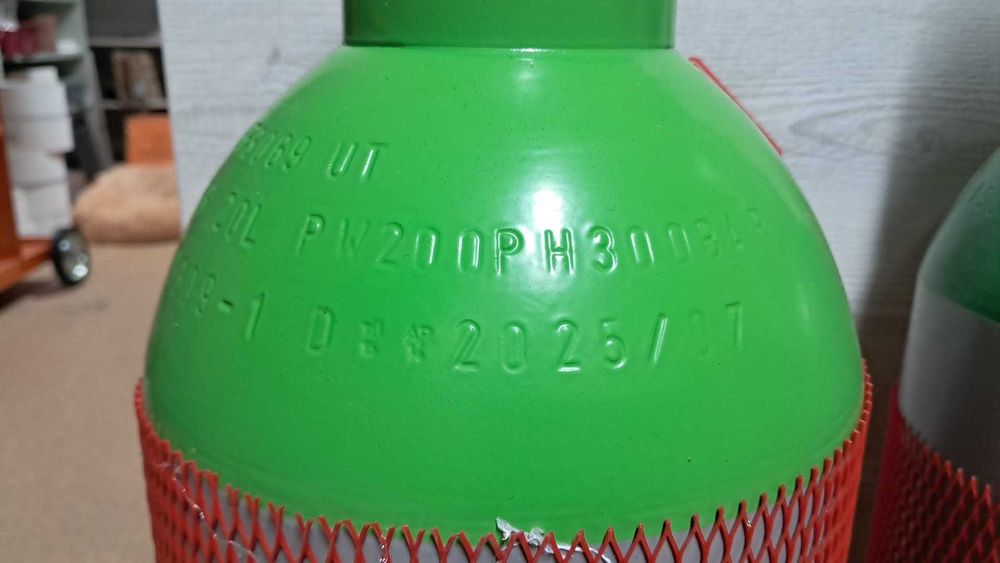 Tub, butelie argon sau corgon 20 l import Germania -2025 cu certificat