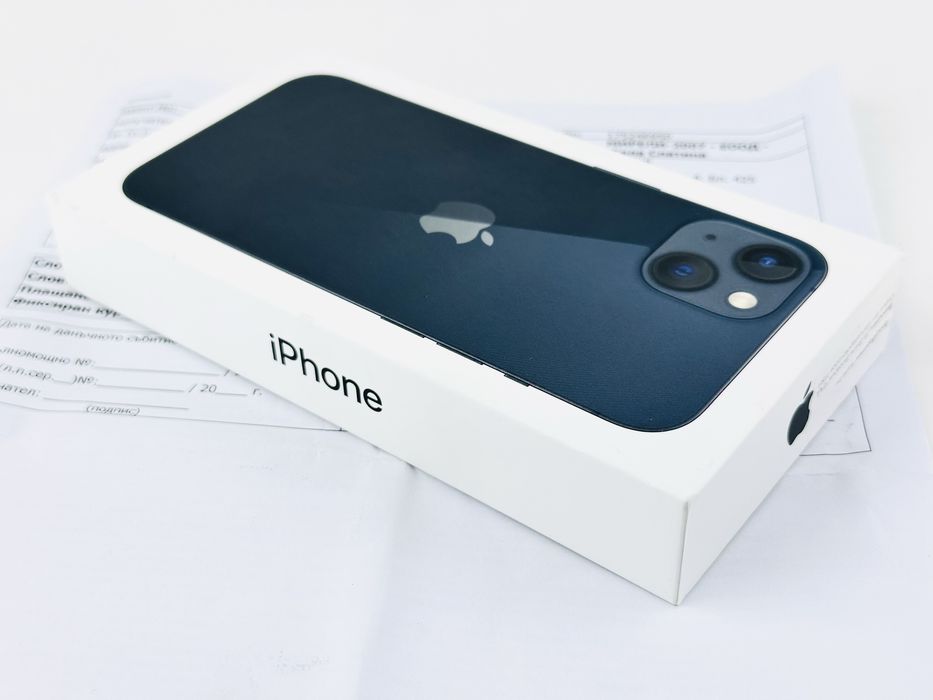 НОВ! Apple iPhone 13 128GB MIdnight 2г. Гаранция!