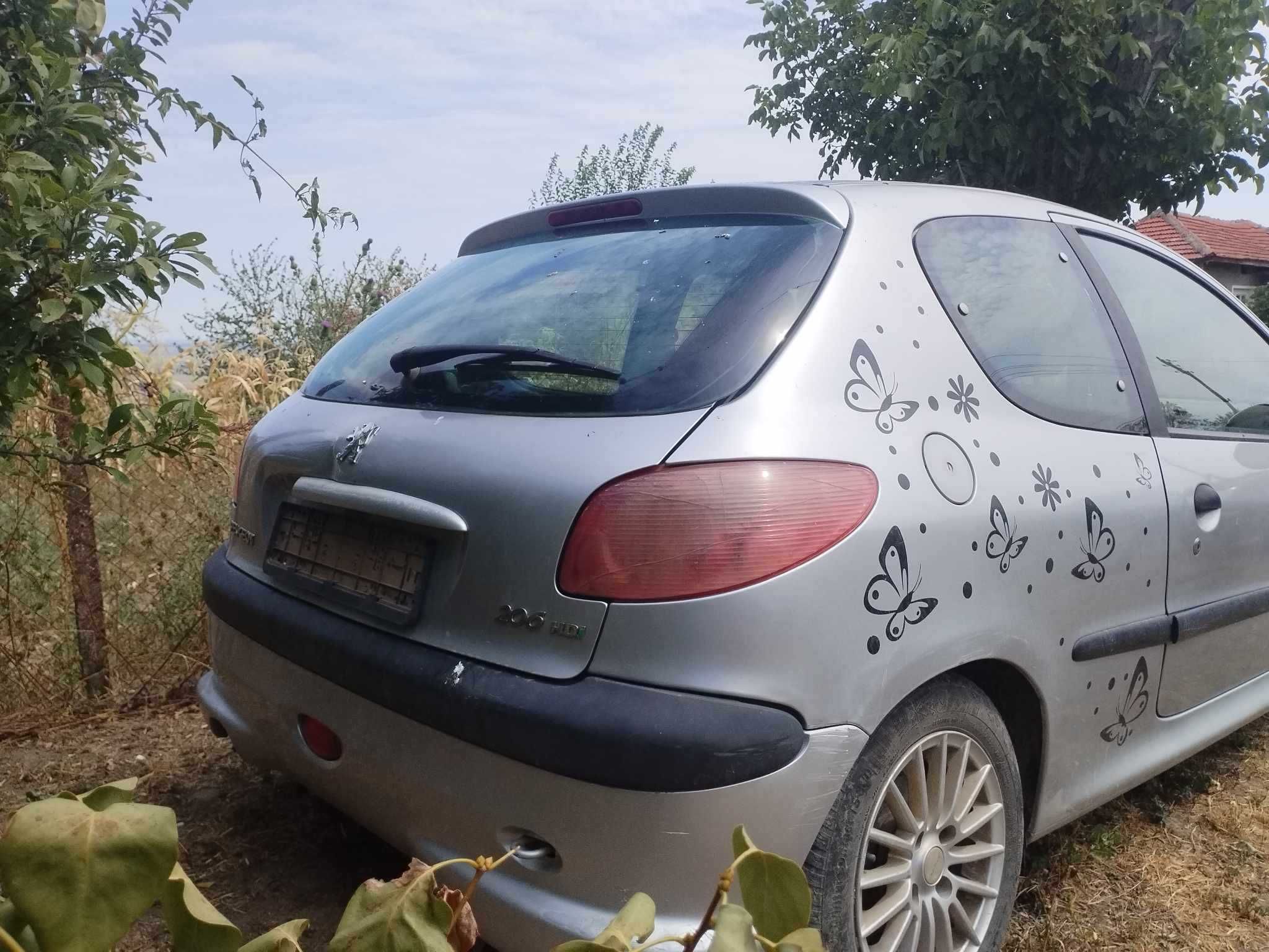 Пежо 206, 1.4 HDI, 2004 г. (на части)