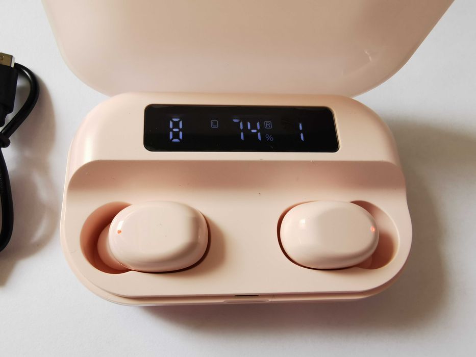 Căști Bluetooth T3 Roz