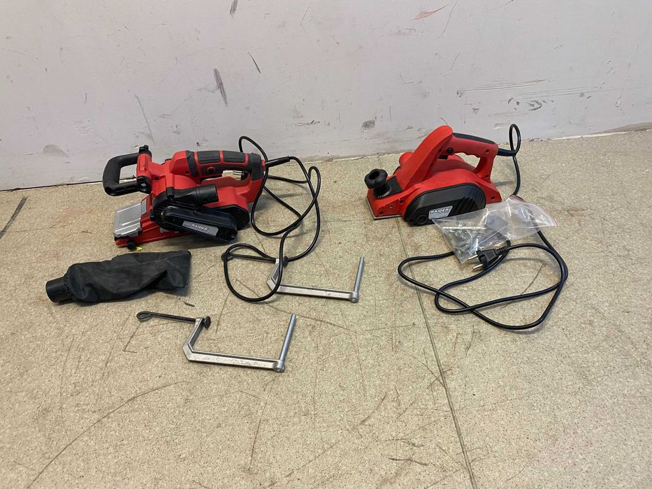 Ренде електрическо 710W 82х2mm 12mm/Шлайф лентов  900W 75х533mm