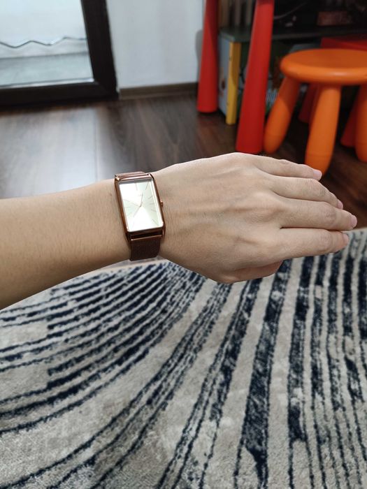 Casio Collection Stainless Steel Ceas cu Rose Gold Brățară Metalică