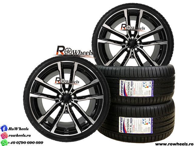 Jante BMW 20 R20 BMW F01 F02 F10 F12 F13 E60 Seria 5 seria7 X3 X4 black anvelope vara