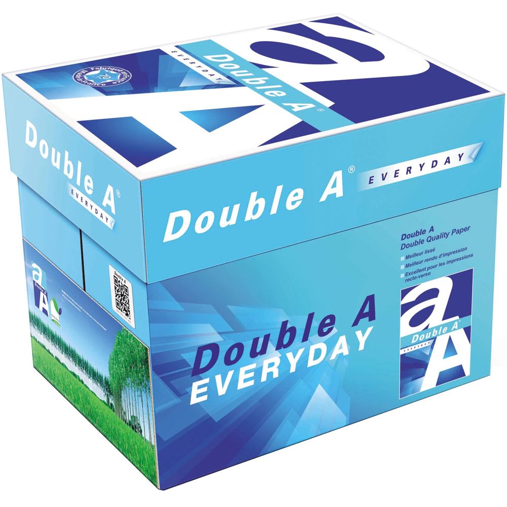 Hartie DOUBLE A Everyday, A4, 70 g/mp, 500 coli/top