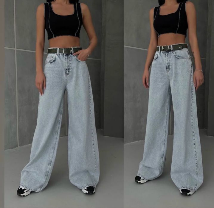 Женские джинсы baggy style.