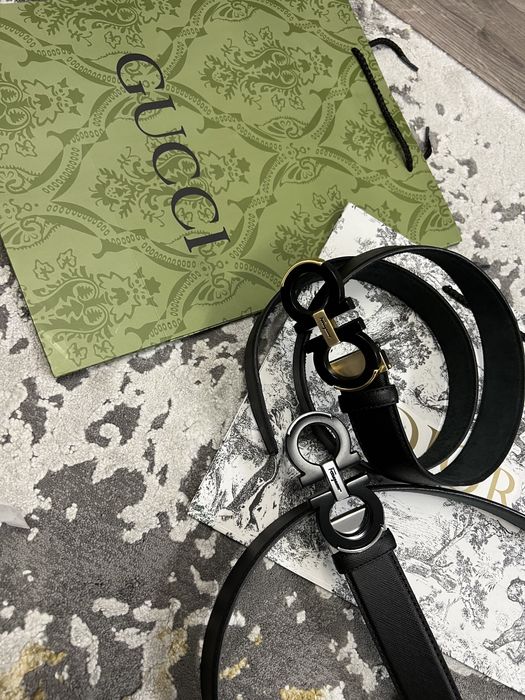 Curea Salvatore Ferragamo -poze reale 100% piele naturală nu ecologică