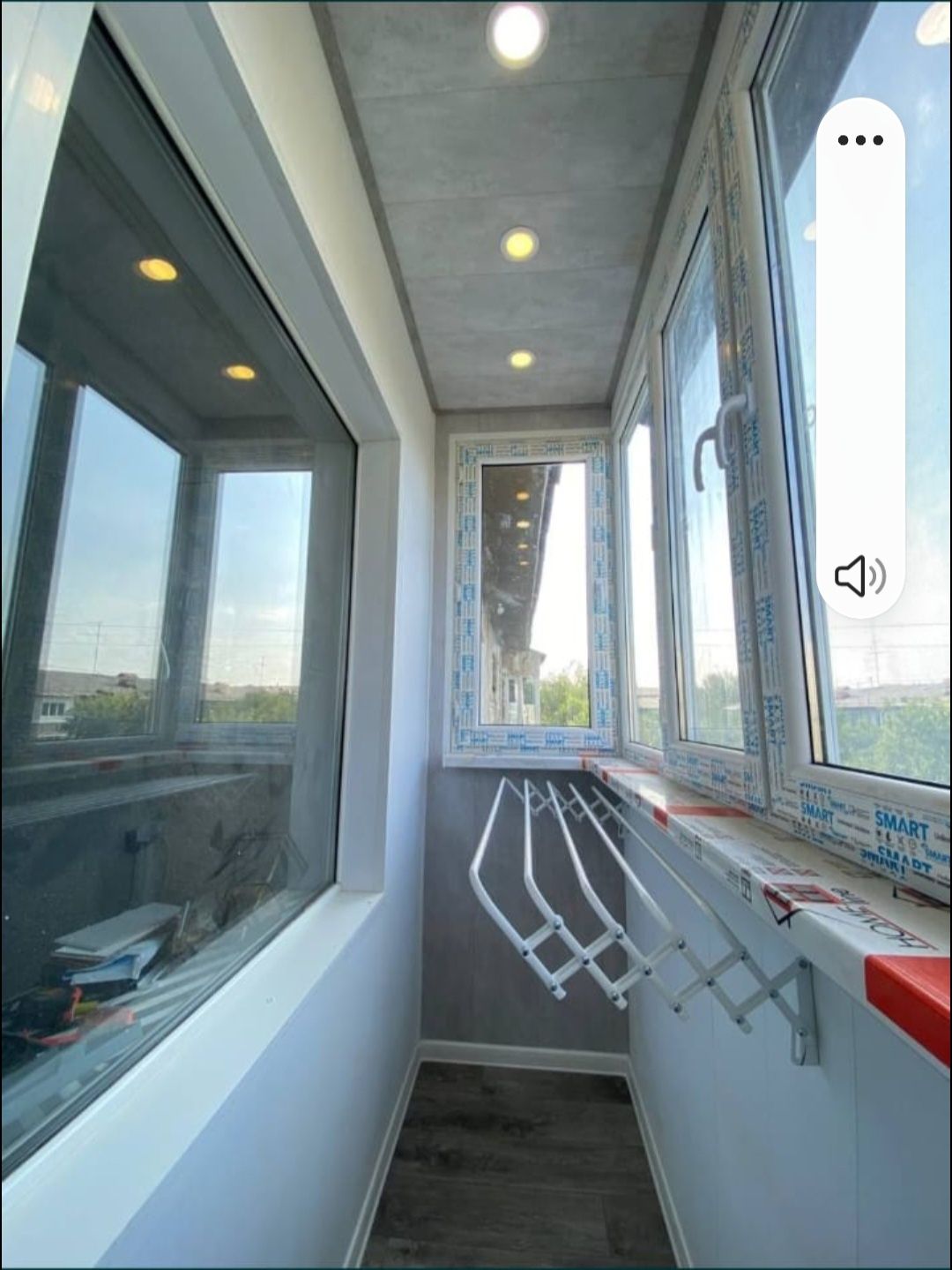 Балконы, остекление балкона, балкон с утеплением, пластиковые окна