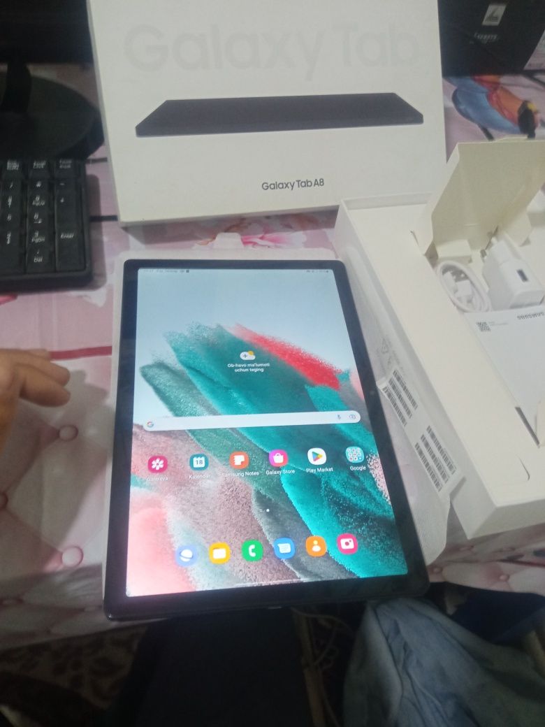 Galaxy Tab 8A 4/128 xotira yap yangi