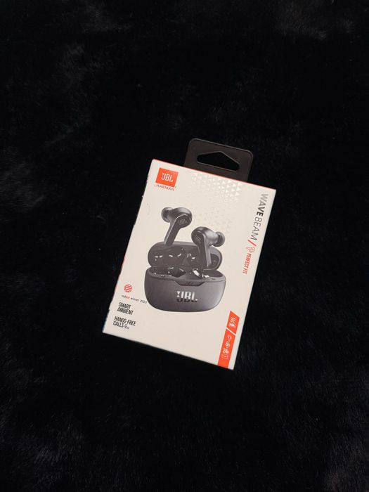 Căști JBL Wave Beam Noi Sigilate – Bass Puternic, 32h Baterie